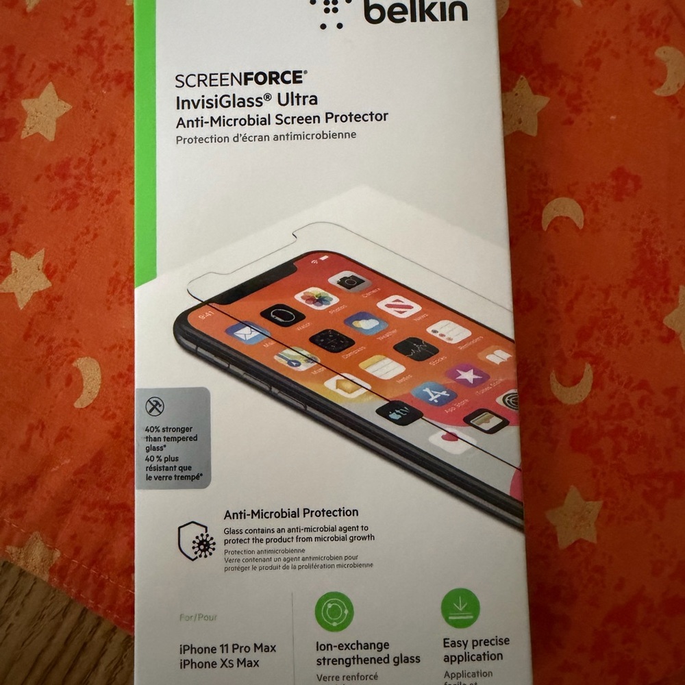 Belkin Ultra-Tough Glass Screen Protector for iPhone 11 Pro Max/ iPhone XS Max